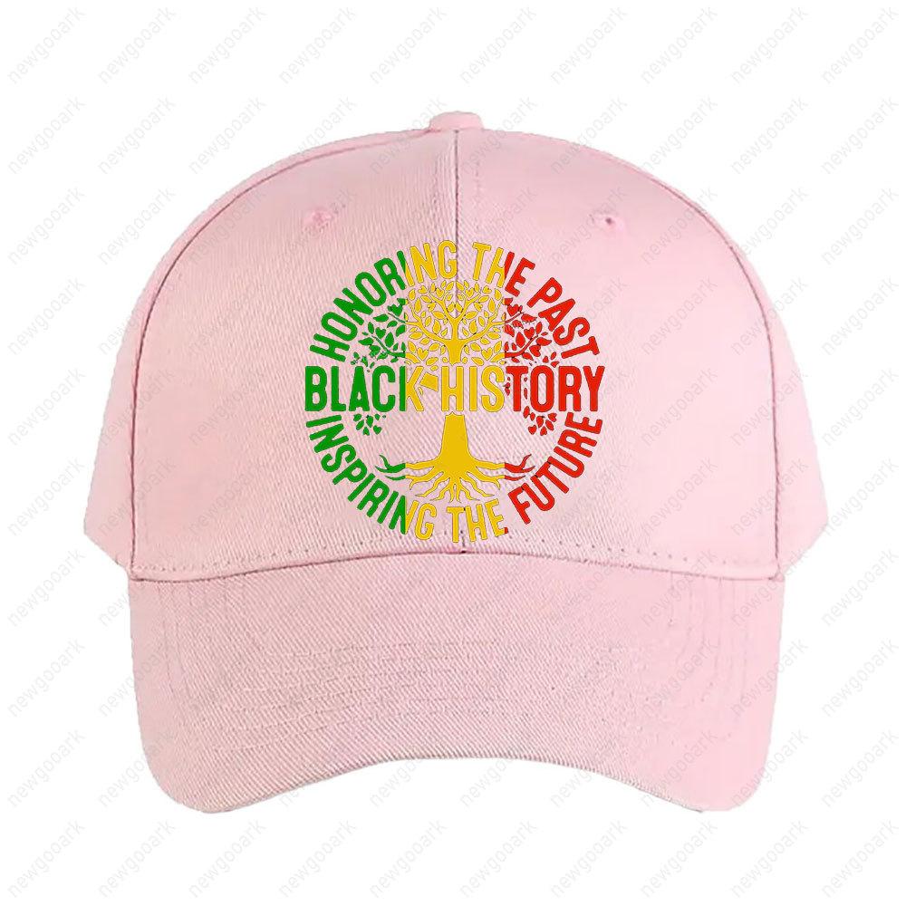 Honoring The Past Black His Tory Inspiring The Future Women Unisex Peaked Hat Fashion Casual Adjustable Printed Baseball Caps