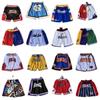 Basketball Shorts With Embroidered NBA Team Logos Super Sonic 76ers Lakers Rockets Magic Raptors Ultrafine Fiber Sport