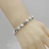 8MM White Turquoise Owl Bead Bracelet - Popular European & American Style