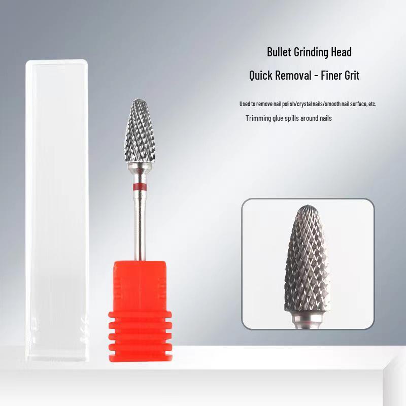 Nail Art Tungsten Steel Drill Bit for Cuticle Removal & Pre-treatment Gel Polish