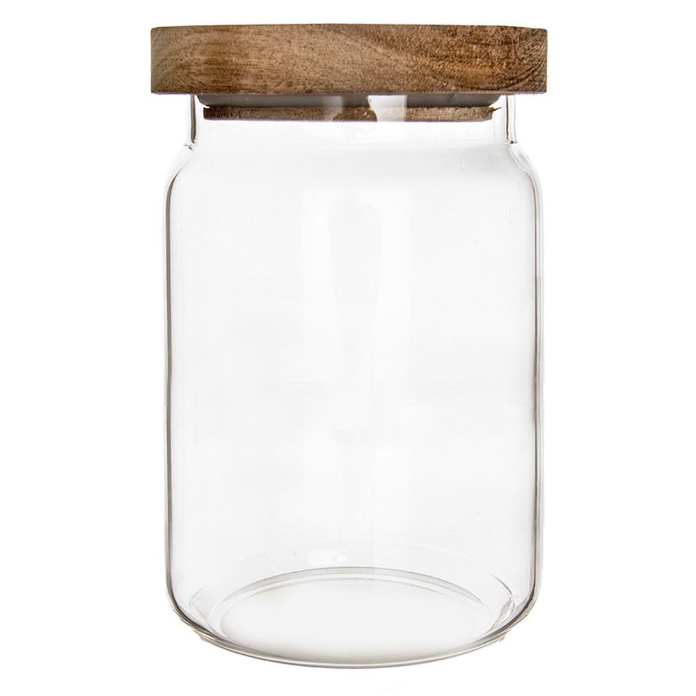 Kitchen Glass Container, Airtight, for Food and Bulk Products, 0.97L