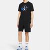 Nike T Shirts Men's Black Crew Neck Moderate Straight Fit CZ3577-010