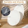 Double Layer Acrylic Plate Display Stand with Nonslip Base Clear Dish Rack Holder for Kitchen Dining