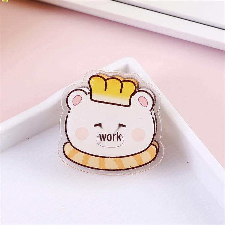 Little Bear Cartoon Multifunctional Clip - Cute Student Vertical Test Paper & Memo Clip, Customizable