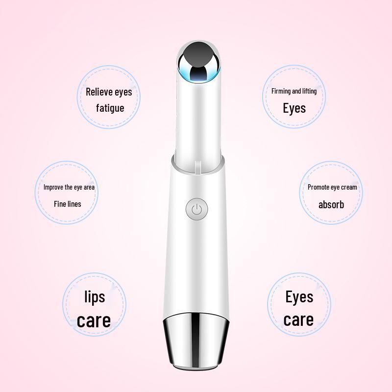 Cross-Border Electric Eye Massager: Color Light, Vibration, Heating, Eye Cream Enhancer - Reduces Fine Lines