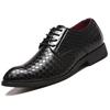Klassiske Herre Dressko Mote Elegant Formell Bryllupssko Herre Slip On Kontor Oxford Sko For Herre Svart M060