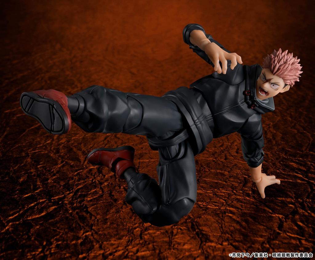 TAMASHII NATIONS Jujutsu Kaisen Yuji Itadori 150mm PVC ABS Bemalte Actionfigur S.H.Figuarts -Sukunas Gefäß- Ca.. &