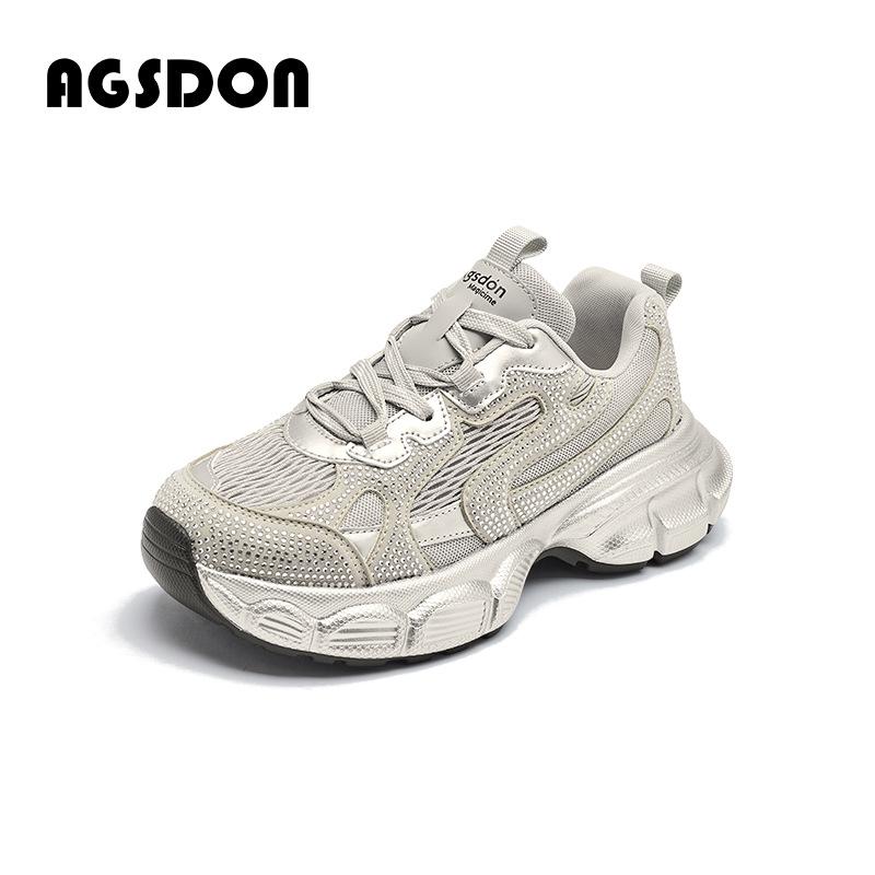 Augustine platform dad shoes women's 2025 new autumn and winter muffin platform casual sports shoes lightweight running shoes