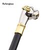 Golden Silver Dog Handle Luxury Pattern Pekingese Stick Party Fashion Walking Stick Decorative Cospaly Cane Knob Crosier 92cm