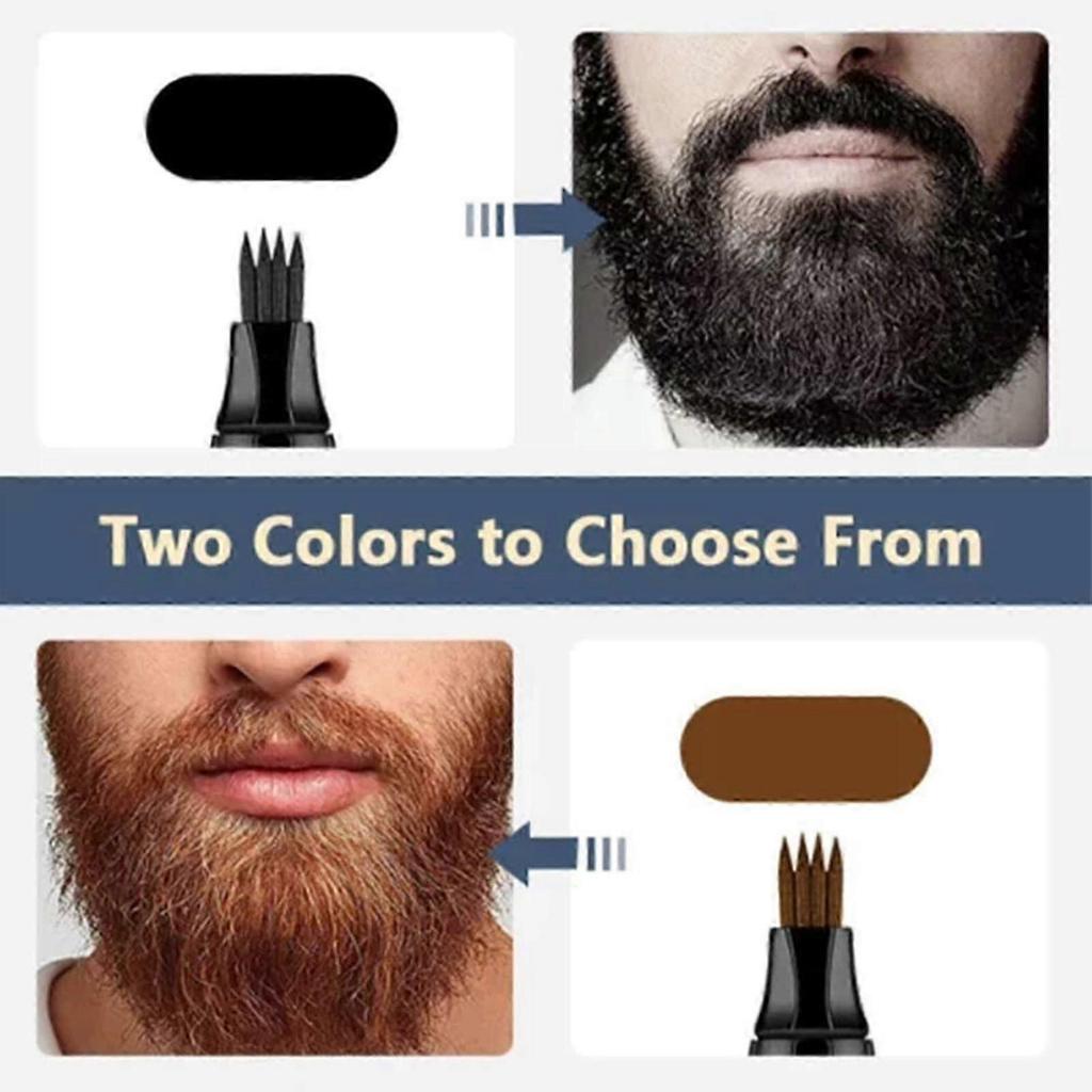 East Moon Beard Filling Pen Removable Easy-to-use Filling Pen Easily Creates a Busty Beard Hairline