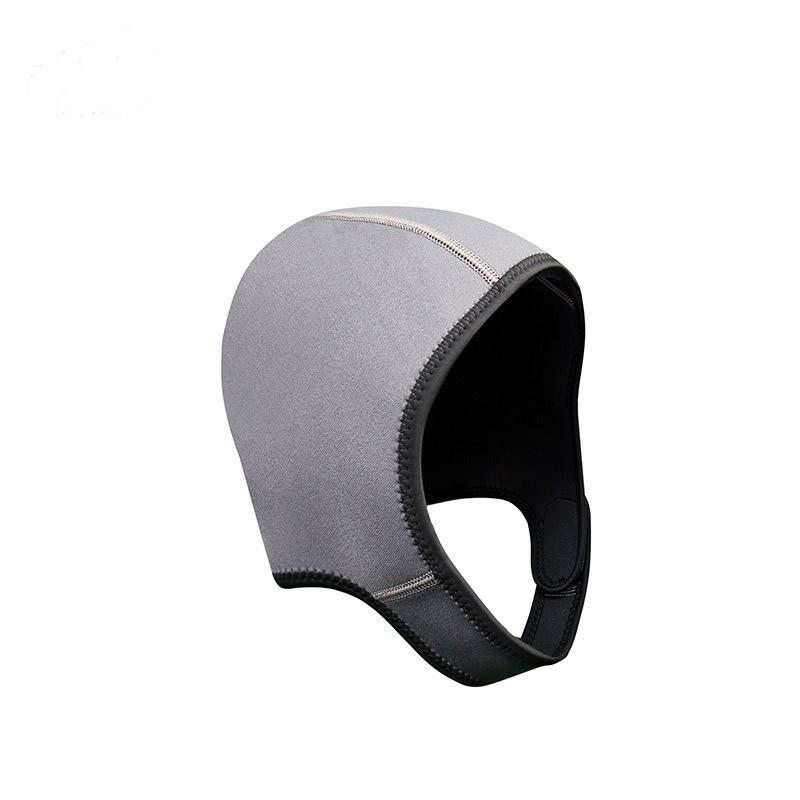Neoprene Adjustable Caps for Surfing Diving Kayak Rafting Canoe Snorkel Swimming Cap Hat Swim Cap with Chin Strap Diving Hood