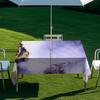 Outdoor Rectangular Table Cover With Starry Sky Sand Flow Waterproof Elastic Edge Patio Garden Dining
