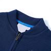 Sweatshirt pour enfants avec fermeture éclair bleu marine 92/104/116/128/140
