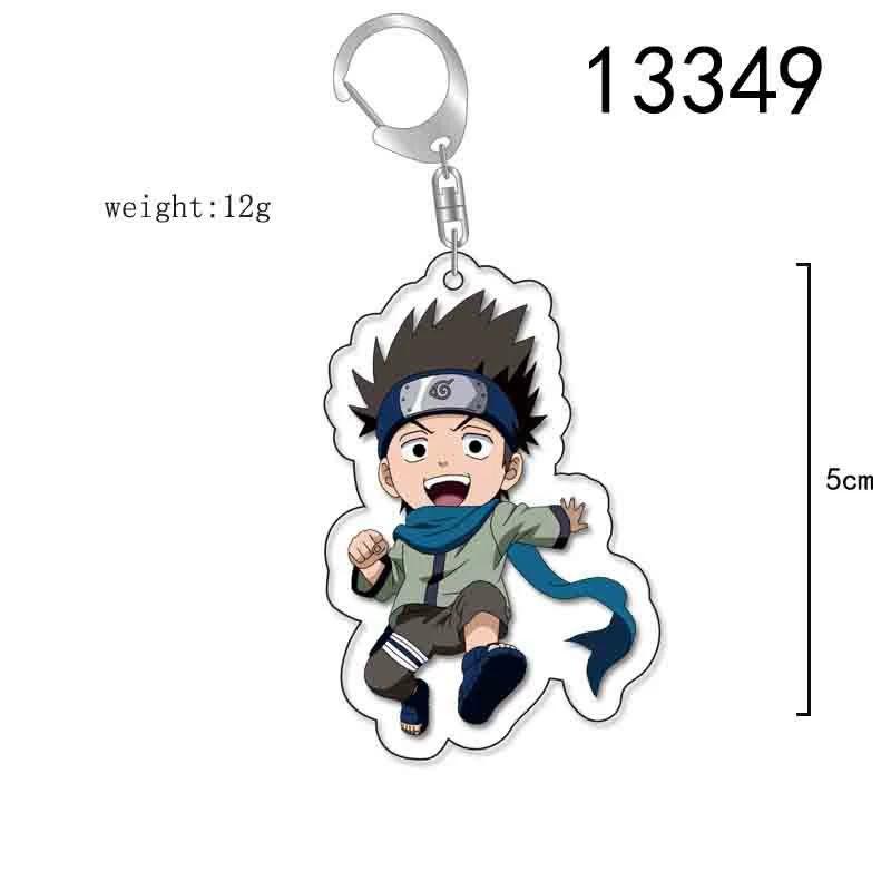 Anime Naruto Akryl nyckelring tillbehör Uzumaki Naruto Tecknad nyckelring
