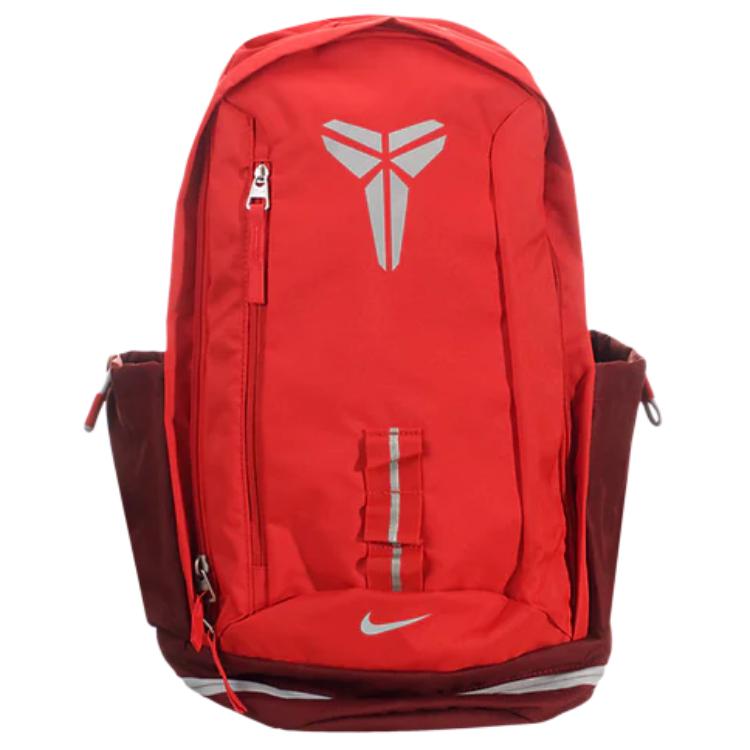 

Nike Kobe Mamba Simple Versatile Fashion Polyester Backpack Men backpack Red BA4620-606 Red