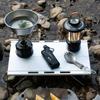 273g Tragbarer Klapp-Camping-Beistelltisch Wasserdichte Aluminiumtische Leicht für Alleinunternehmungen Rucksacktouren und Wildcamping