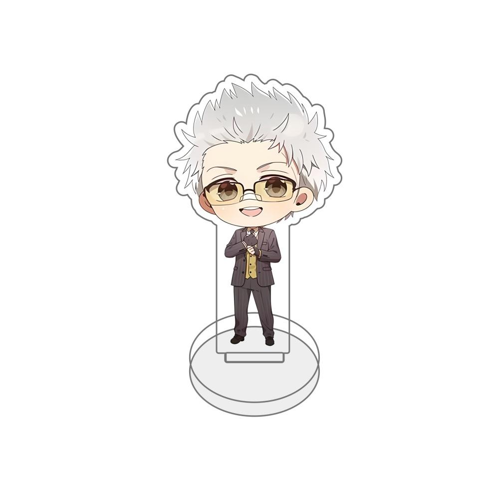 Anime Katekyo Hitman Reborn Acrylic Stand Figure Key Sawada Tsunayoshi Hibari Kyoya Vongola 10cm Model Plate Desk Decor Gift Key