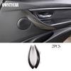 For BMW 3 4 Series F30 F31 F32 F35 2013-2019 Real Carbon Fiber Car Console Gear Shift Panel Decoration Cover Trim Stickers