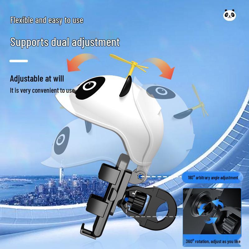 Electric Car & Bicycle Phone Holder: Shock-Absorbent, Waterproof Sunshade, Helmet Attachment for Motorcycles.