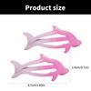 1 Pair Side Hair Clips Hairgrip Headdress for Daily Wearing Dolphin Headwear for Girl Barrettes Hairpin Hair Accessory