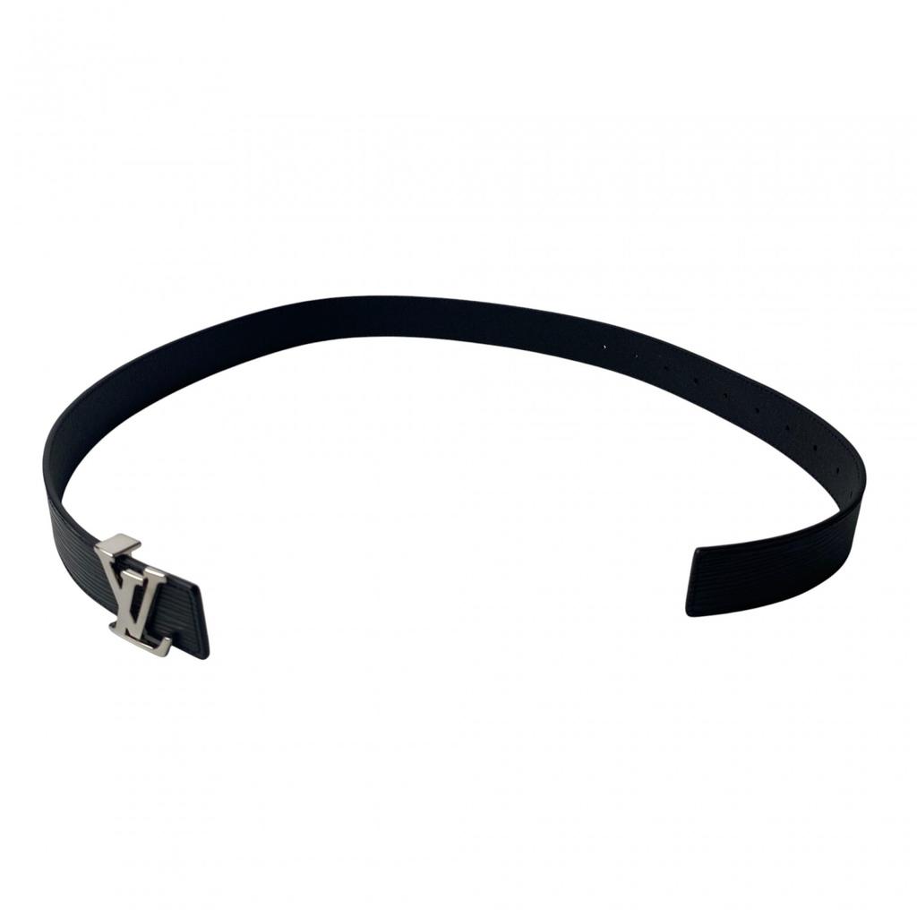 Gebrauchter LOUIS VUITTON Gürtel schwarzes Leder Herren