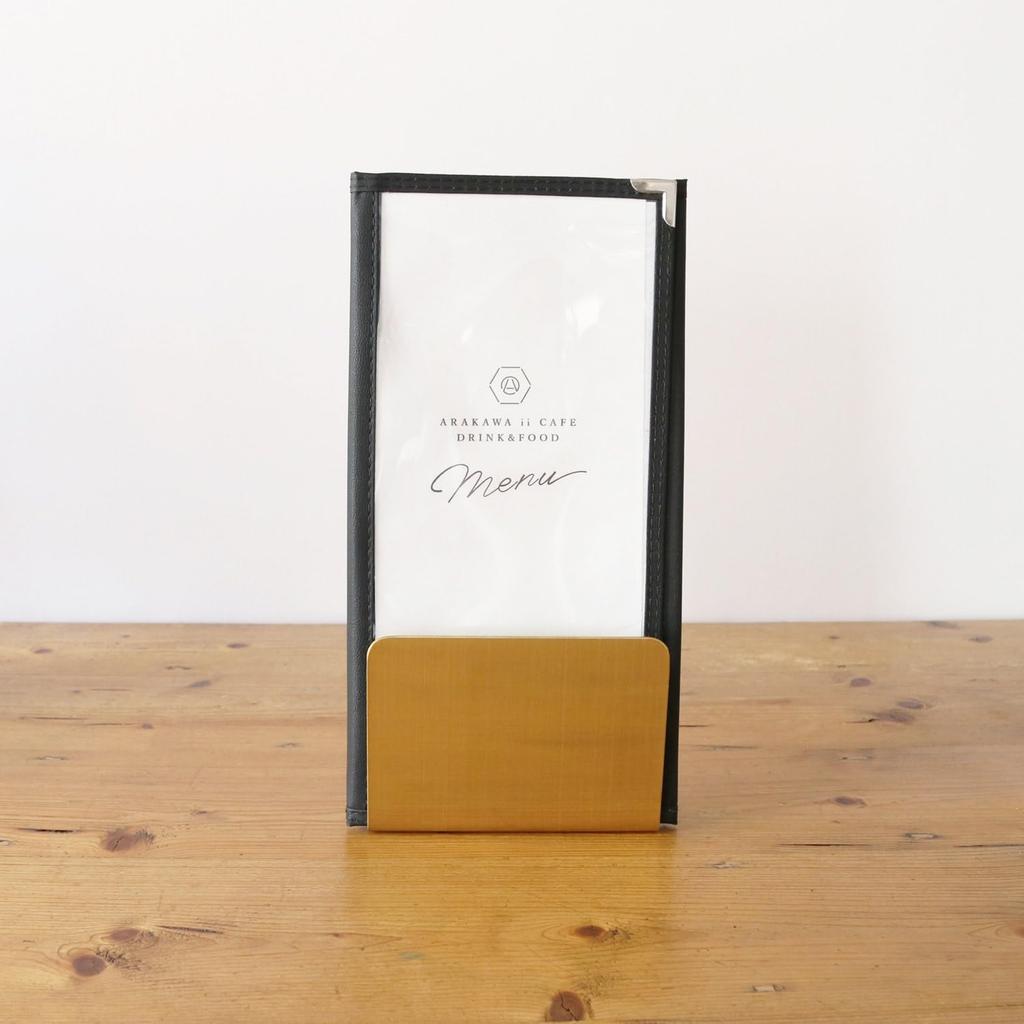 Textileian Menu for Menu Book Gold Stainless Steel Stand, Tabletop, Stylish, Restaurants, Holder, Stand,