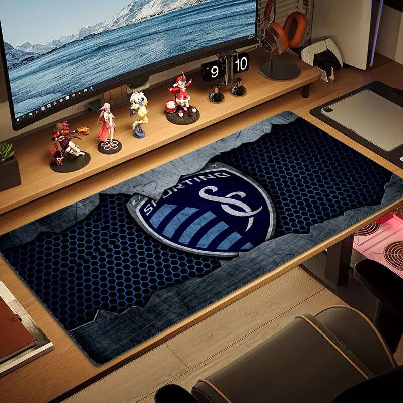 Sporting Kansas City Large Size Mouse Pad Large Gaming Table Cushion Non-slip Laptop Tablet Big Mousepad XXL Mat Mini PC Playmat With Lock edge