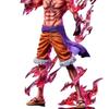 One Piece Anime Peripheral Figurines, Flowing Sakura Luffy Standing Posture Models, Figurines, Home Desktop Decorations