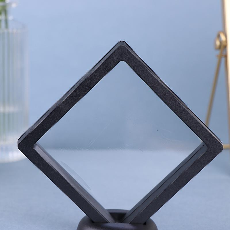 9*9*2Cm Black Pe Film Hanging Jewelry Display Suspension Box Ring Elastic Film
