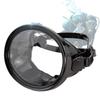 Diving Mask Oval Single Lens Scuba Mask Tempered Glass Lens Scuba Goggles Anti-Fog Freediving Water Mask for Swimming Snorkeling