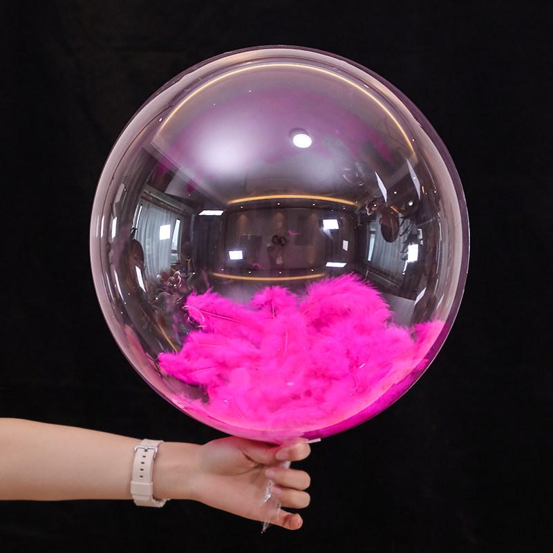 Şeffaf Bobo Balon Seti: Festival ve Parti Süslemeleri İçin 18", 24", 36"