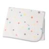 MIKIHOUSE Cotton Baby Blanket Star Pattern 90 X 115cm Double-Sided Brushed Soft Pile Made In Japan for Boys Girls Nap Lap White