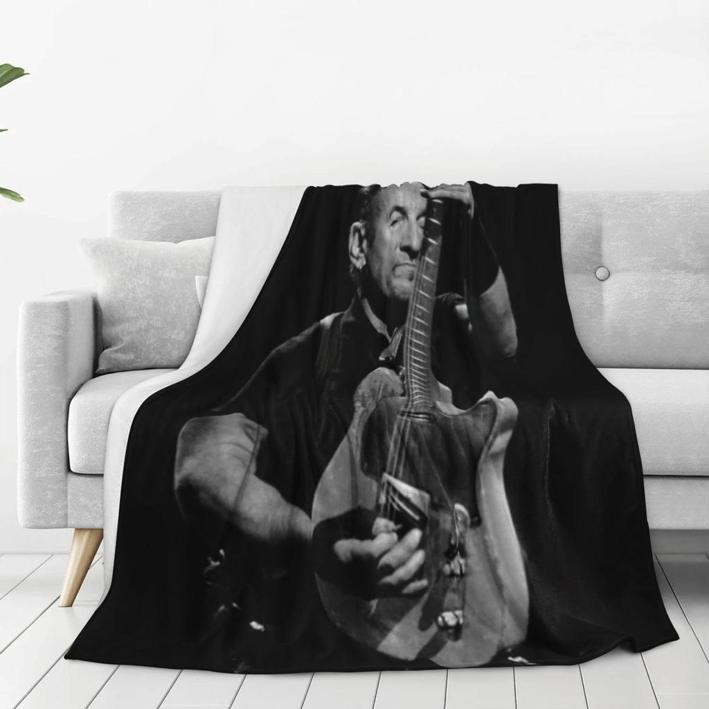Bruce Frederick Springsteen Is An American Singer Blanket Soft Flannel Throw Blanket Cover for Bed Living room Picnic Home Sofa