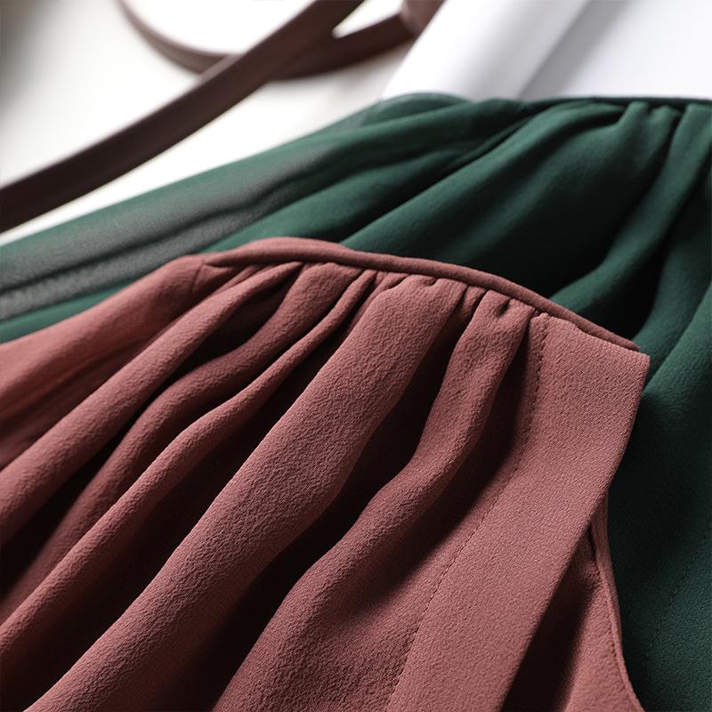 Shirt Women's Spring and Autumn New Trendy V-neck Temperament Shirt Design Sense Niche French Retro Top