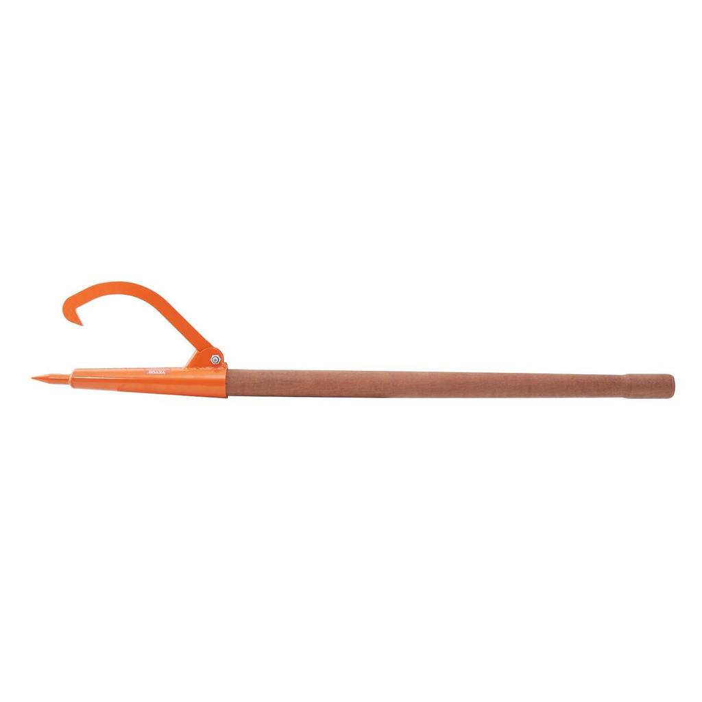 Log Peavey 46.5 in Wooden Handle Log Lifter Max 18 in Opening Log Roller
