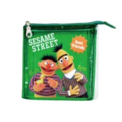 Marimo Craft Square 3 Pocket Pouch GR Sesame Street W130 X H130 X D40mm SST-100