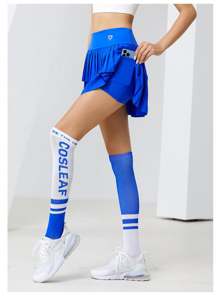 Women's Quick-Dry Pleated Sports Skirt for Badminton, Tennis, Yoga, Fitness, Running, and Marathon