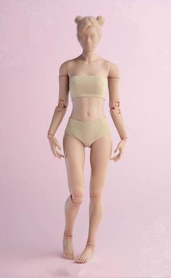 OBEST Worldbox Maßstab Weibliche Gelenkige Action Asiatische Weibliche Malerei Gebräunt 1/6 Figur, Körper, Figur, AT201,