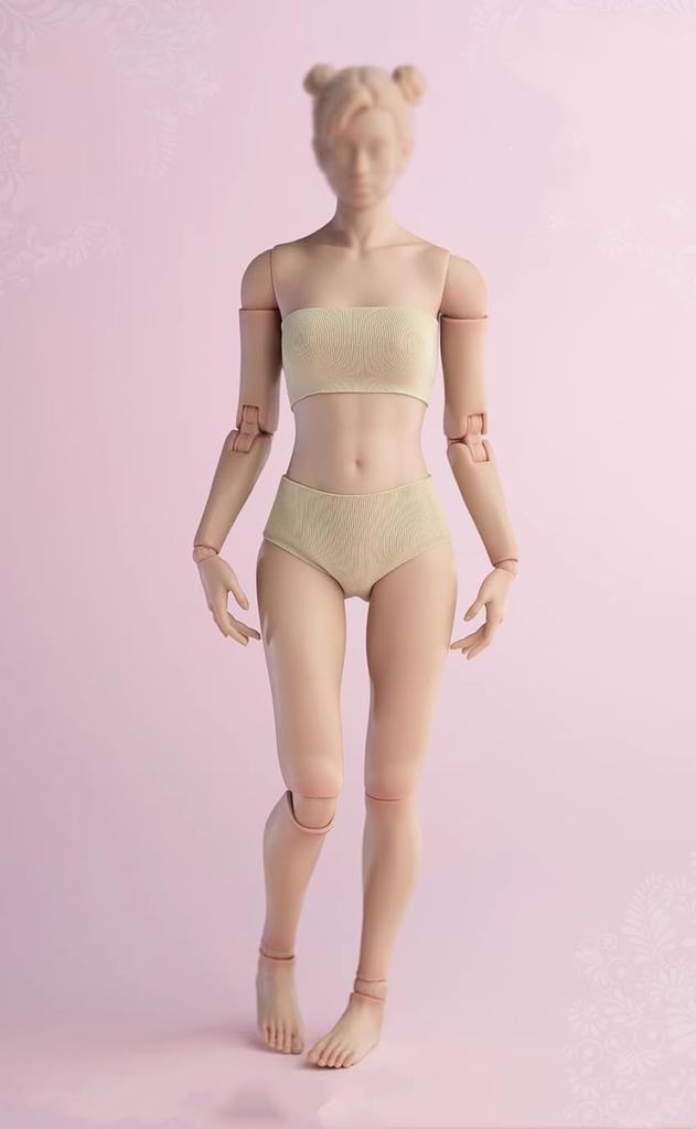 OBEST Worldbox Scale Female Articulated Action Asian Female Painting Tan 1/6 Figure, Body, Figure, AT201,