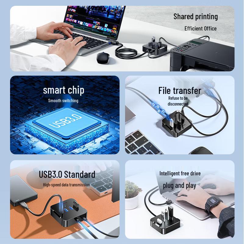 Shanze USB 3.0 4-Port Hub