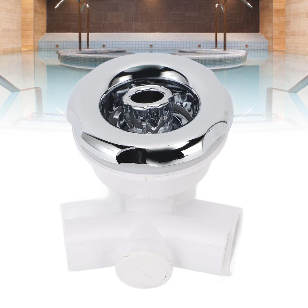 1in-1/2in Bathtub Jet Nozzle Adjustable Universal Flower Nozzle Massage Spa Jet Replacement