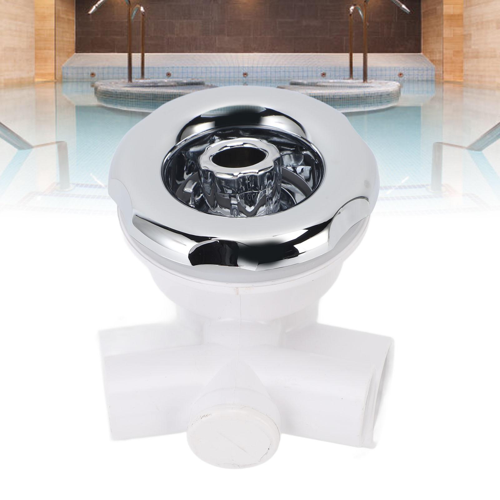 1in-1/2in Bathtub  Nozzle Adjustable  Flower Nozzle Massage Spa  Replacement Bathtub  Nozzle Hot Tub  Parts argento