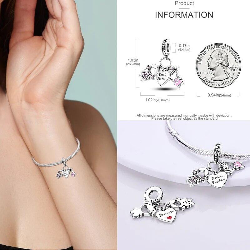 Charms FitFashion 925 Silver Original Bracelet Luminous Firefly Butterfly Turtle Feather Blue Eyes Beads DIY Daily Jewelry Gift