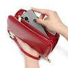 Women's Large Capacity Genuine Leather Wallet Clutch with Zipper Card Holder & Wrist Strap - Fashionable & Casual Style