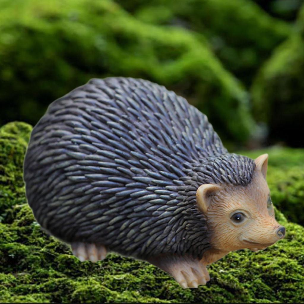 Fairy Garden Decoration Outdoor Statue Miniature Craft Art Spare Key Box Animal Figurine for Lawn