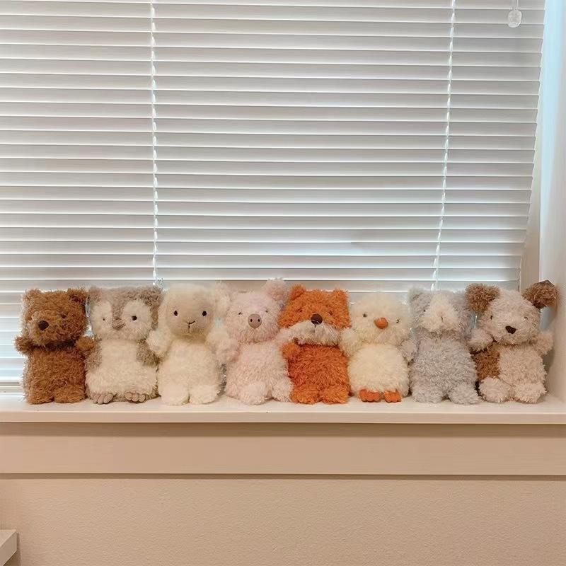 Small Animal Doll Curly Plush Toy Children's Doll Grab Machine Doll Wedding Doll