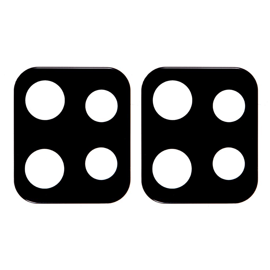 2Pcs For OnePlus 13T 5G Camera Lens Protector 2.5D Arc Edge Silk Printing Tempered Glass Rear Lens Film