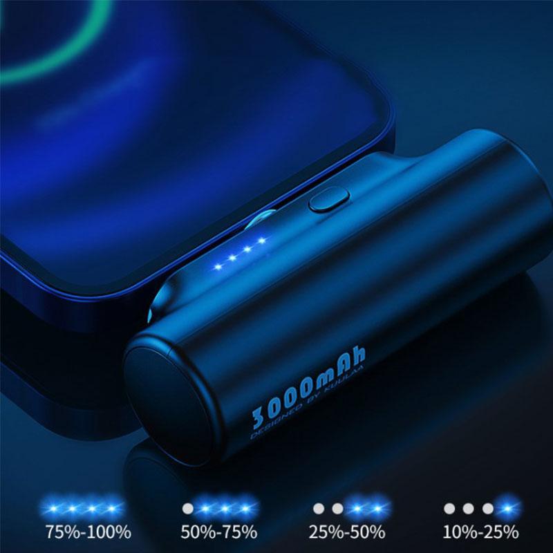 Buy 3000Mah Mini Portable Power Bank Back Clip Battery For Smart ...