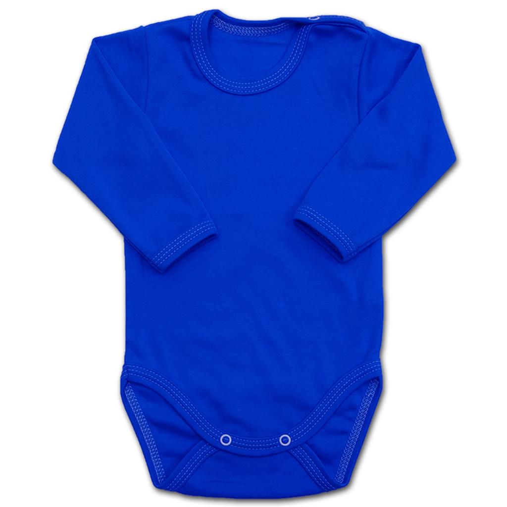 Baby Bodysuit 62 Long Sleeve Polish Manufacturer 100% Cotton Cornflower