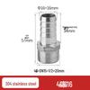 304 Stainless Steel Hex Male Thread Pagoda Fitting for Water/Air Hose